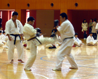 １０人組手の様子